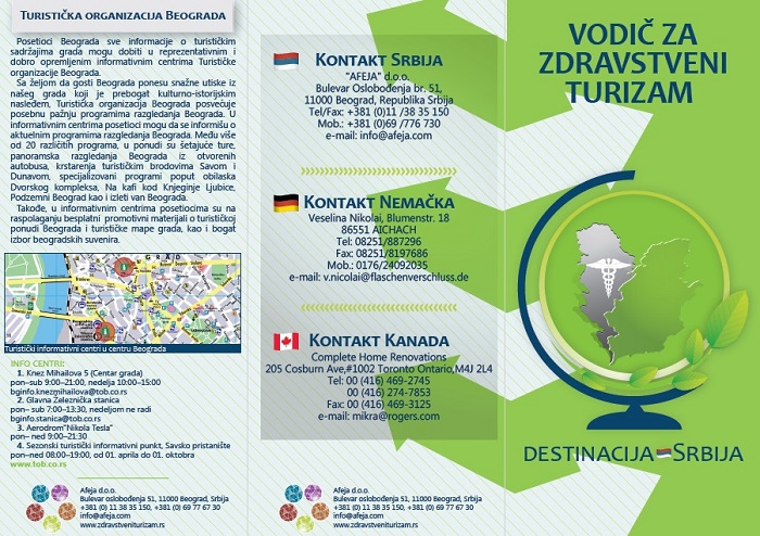 Zdravstveniturizam.rs i Turistickiklubsrbije.rs kao predstavnici zdravstvenog turizma 30. maja u organizaciji TOB-a